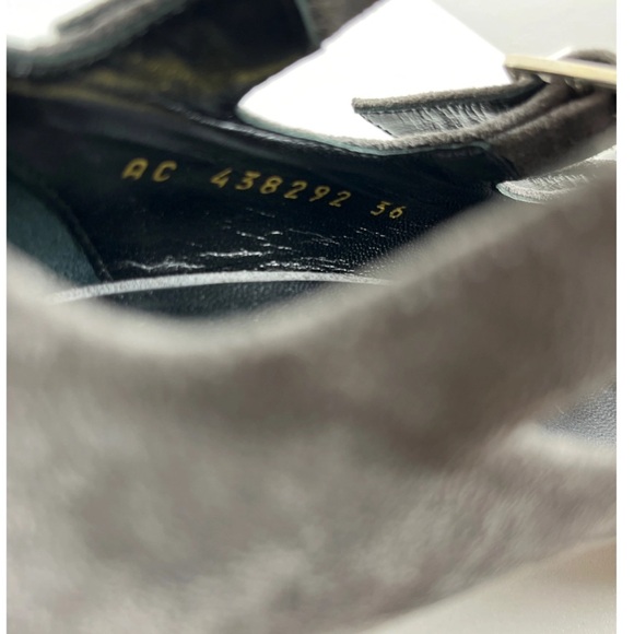 St Laurent Suede Gladiator Sandals Platform Heels US 6/ 36 - Picture 6 of 8